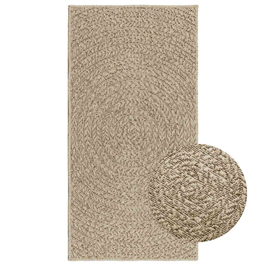 vidaXL Χαλί ZIZUR Μπεζ Όψη Γιούτας Εσωτ. & Εξωτ. Χώρου 60 x 110 εκ.