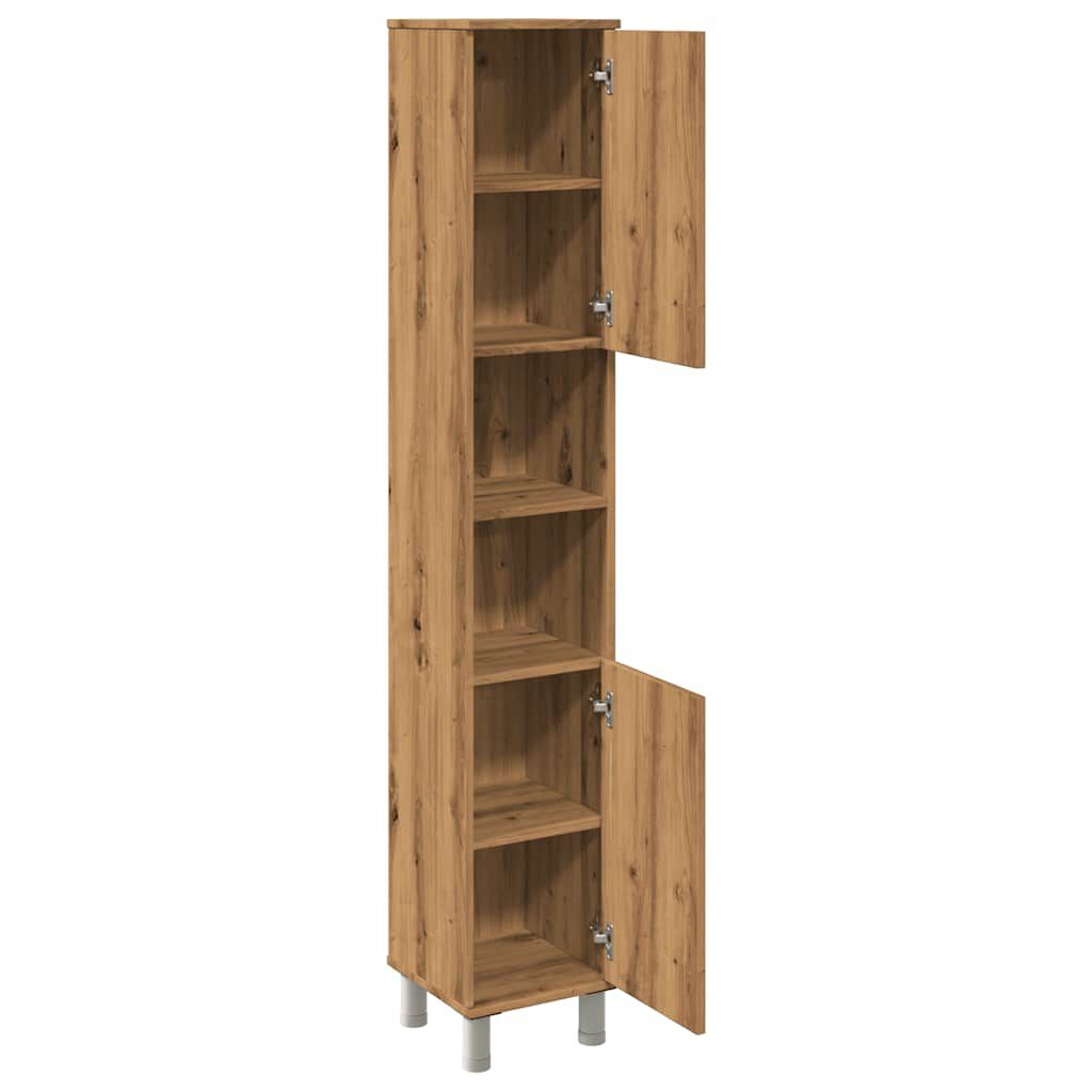 vidaXL Ντουλάπι μπάνιου Artisan Oak 30x30x179 cm Κατασκευασμένο ξύλο