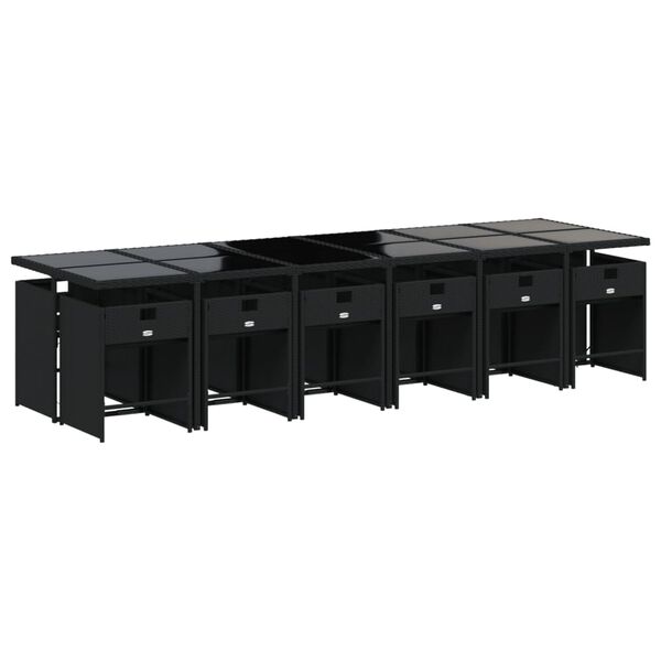 vidaXL &Sigma;&epsilon;&tau; &Tau;&rho;&alpha;&pi;&epsilon;&zeta;&alpha;&rho;ί&alpha;&sigmaf; &Kappa;ή&pi;&omicron;&upsilon; 13&tau;&epsilon;&mu;. &Mu;&alpha;ύ&rho;&omicron; &alpha;&pi;ό &Sigma;&upsilon;&nu;&theta;. &Rho;&alpha;&tau;ά&nu; &mu;&epsilon; &Mu;&alpha;&xi;&iota;&lambda;ά&rho;&iota;&alpha;