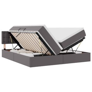 vidaXL &Kappa;&rho;&epsilon;&beta;ά&tau;&iota; &Alpha;&pi;&omicron;&theta;ή&kappa;&eta;&sigmaf; &mu;&epsilon; &kappa;&epsilon;&phi;&alpha;&lambda;ά&rho;&iota; &Gamma;&kappa;&rho;&iota; 180 x 200 cm &Tau;&epsilon;&chi;&nu;&eta;&tau;ό &Delta;έ&rho;&mu;&alpha;