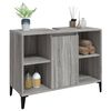 vidaXL Ντουλάπι Νιπτήρα Γκρι Sonoma 80 x 33 x 60εκ. Επεξεργασμένο Ξύλο