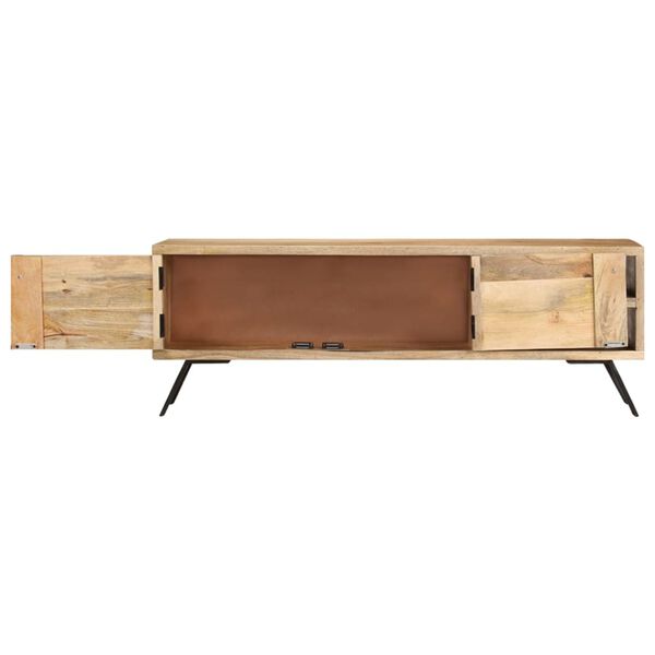 vidaXL Έπιπλο Τηλεόρασης 110 x 30 x 40 εκ. από Μασίφ Ξύλο Μάνγκο