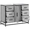 vidaXL Ντουλάπι Μπάνιου Νιπτήρα Γκρι Sonoma 80 x 33 x 60εκ. Επεξ. Ξύλο