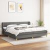 vidaXL &Kappa;&rho;&epsilon;&beta;ά&tau;&iota; Boxspring &mu;&epsilon; &Sigma;&tau;&rho;ώ&mu;&alpha; &Sigma;&kappa;&omicron;ύ&rho;&omicron; &Gamma;&kappa;&rho;&iota; 200x200 &epsilon;&kappa;. &Upsilon;&phi;&alpha;&sigma;&mu;ά&tau;&iota;&nu;&omicron;