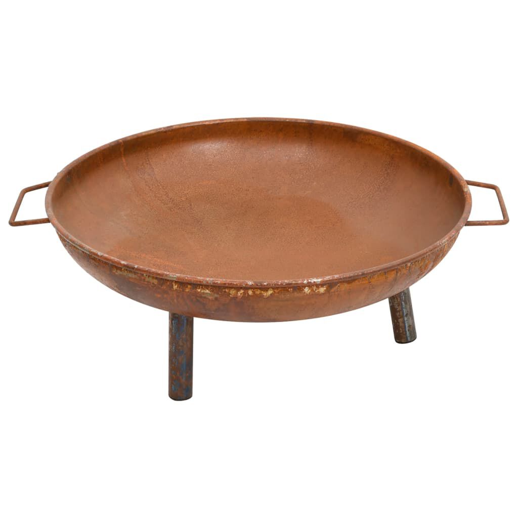 vidaXL Τζάκι Εξωτερικού Χώρου Μαύρο 67,5x58x22,5 εκ. Ατσάλινο