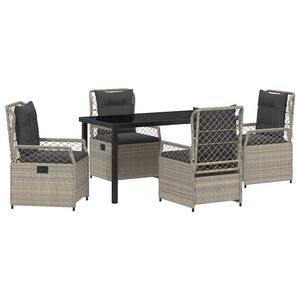 vidaXL &Sigma;έ&tau; &phi;&alpha;&gamma;&eta;&tau;&omicron;ύ &gamma;&iota;&alpha; &kappa;ή&pi;&omicron; 5 pcs &Alpha;&nu;&omicron;&iota;&chi;&tau;ό &gamma;&kappa;&rho;&iota; &sigma;&upsilon;&nu;&theta;&epsilon;&tau;&iota;&kappa;ό &rho;&alpha;&tau;ά&nu;