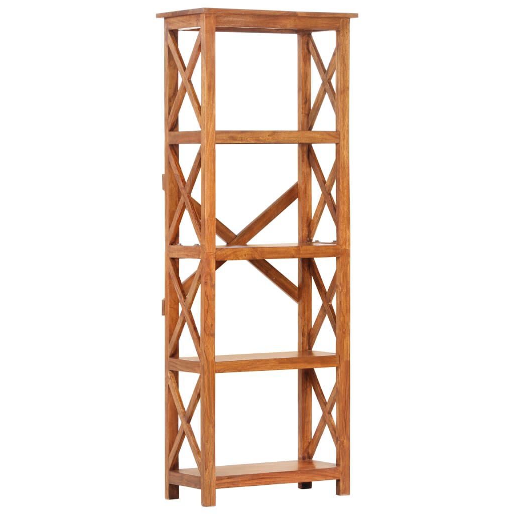 vidaXL Βιβλιοθήκη 60x30x160 εκ. Μασίφ Ξύλο Ακακίας με Μελί Φινίρισμα