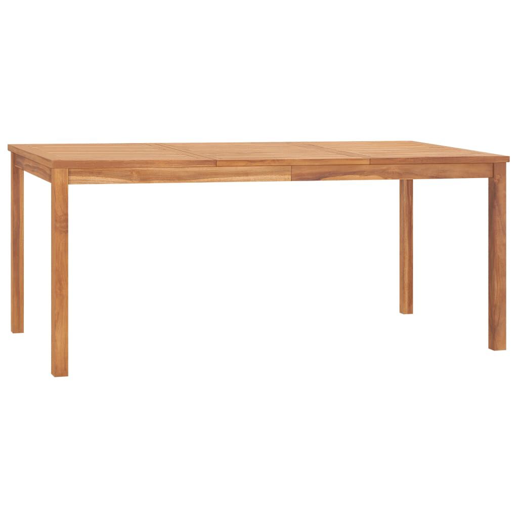 vidaXL Τραπεζαρία Κήπου 180 x 90 x 77 εκ. από Μασίφ Ξύλο Teak