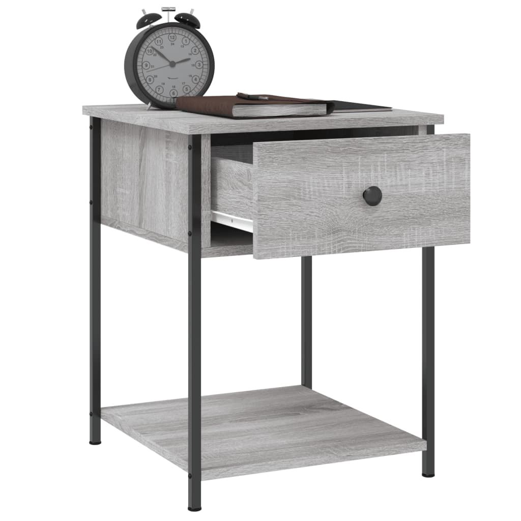 vidaXL Κομοδίνο Γκρι Sonoma 44 x 45 x 58 εκ. από Επεξεργασμένο Ξύλο