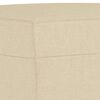 vidaXL Σετ Σαλονιού 4 Τεμαχίων Κρεμ Υφασμάτινο με Μαξιλάρια