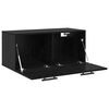 vidaXL Ντουλάπα Τοίχου Μαύρη δρυς 80 x 36.5 x 35 cm Επεξεργασμένο ξύλο