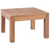 vidaXL &Tau;&rho;&alpha;&pi;&epsilon;&zeta;ά&kappa;&iota; &Sigma;&alpha;&lambda;&omicron;&nu;&iota;&omicron;ύ 60 x 60 x 40 &epsilon;&kappa;. &Xi;ύ&lambda;&omicron; Teak/&Phi;&upsilon;&sigma;&iota;&kappa;ό &Phi;&iota;&nu;ί&rho;&iota;&sigma;&mu;&alpha;