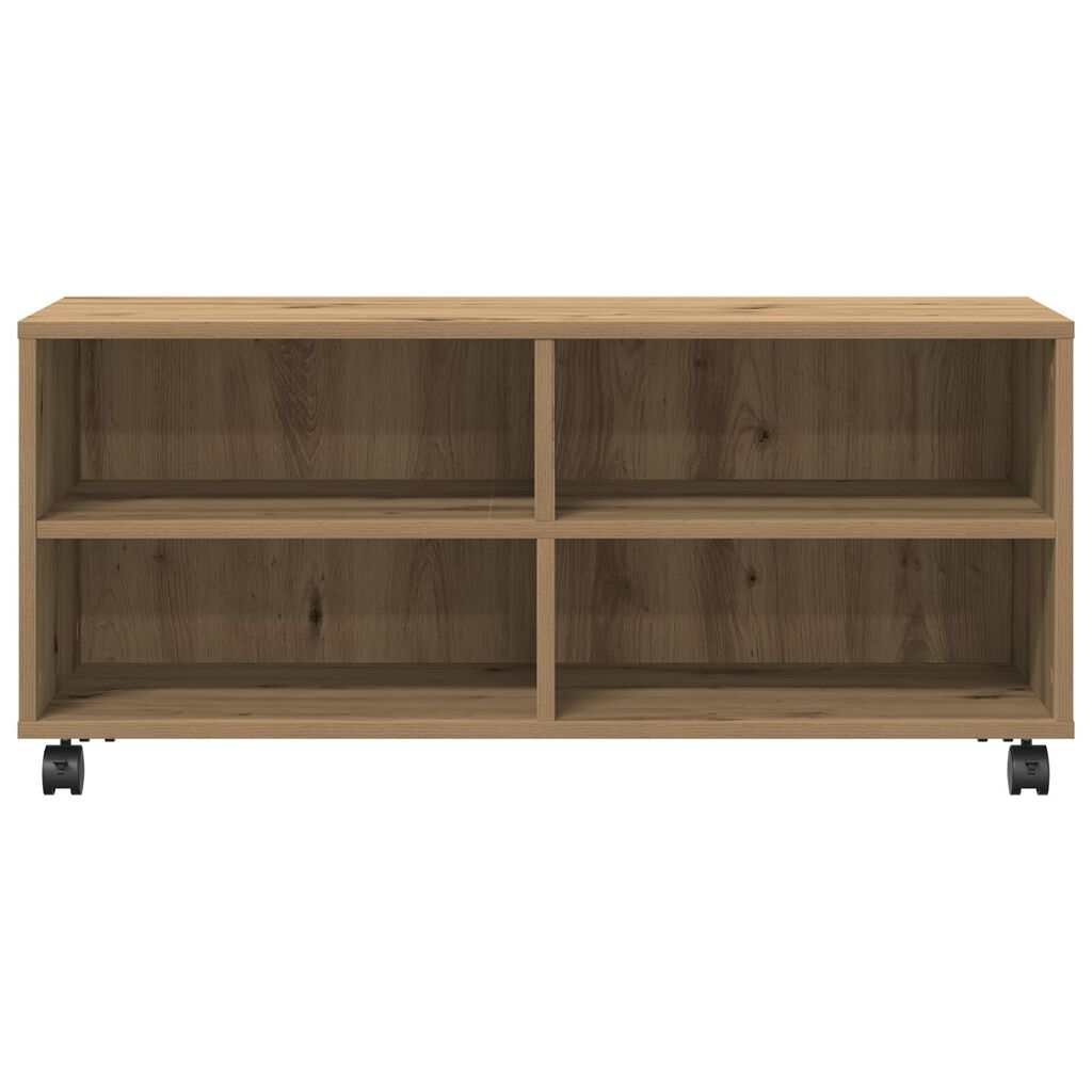 vidaXL Κονσόλα Τηλεόρασης Artisan Oak 90x35x35 εκ. Επεξεργασμένου Ξύλου