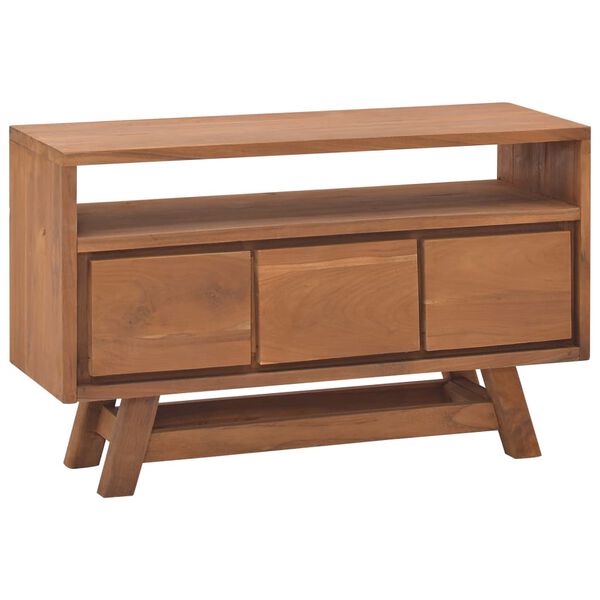 vidaXL Έπιπλο Τηλεόρασης 80 x 30 x 50 εκ. από Μασίφ Ξύλο Teak