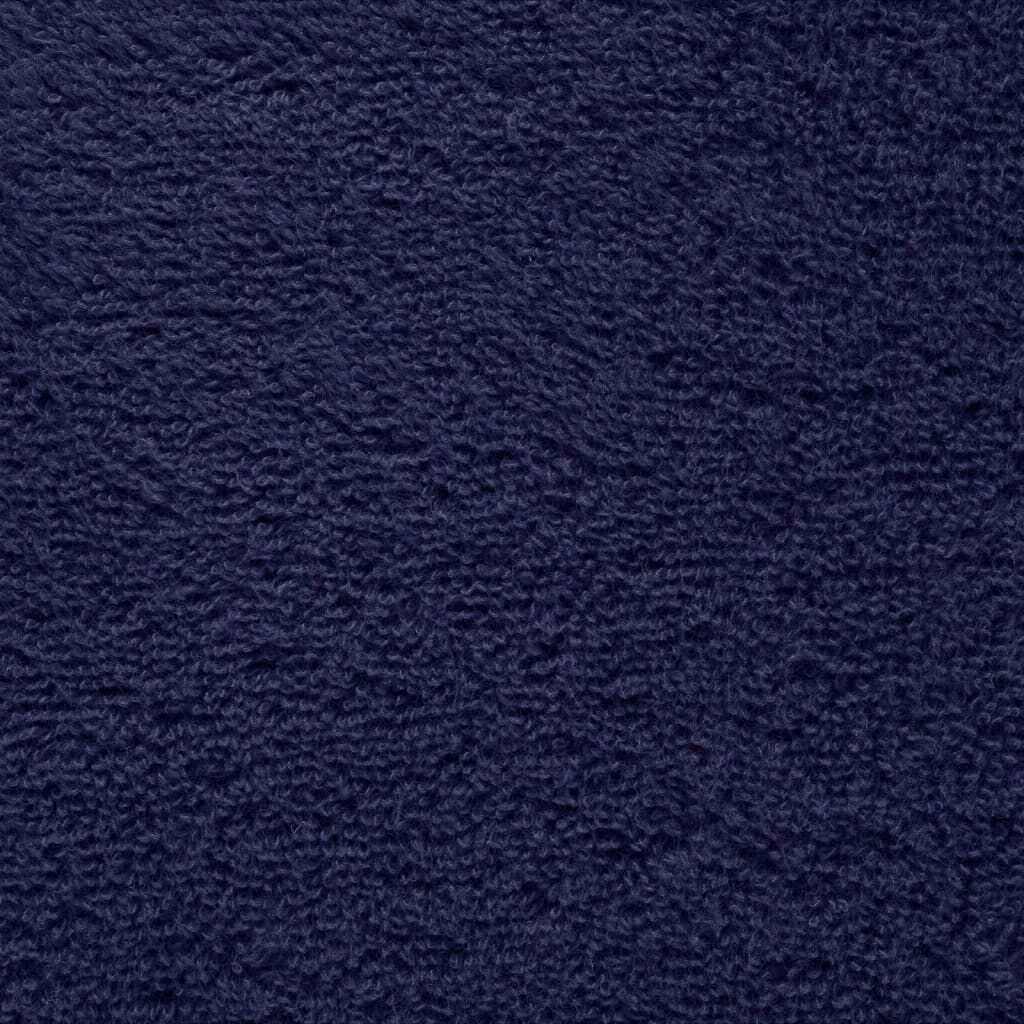 vidaXL Πετσέτες Premium SOLUND 2 Τεμ. Μπλε 100x200εκ. 600γρ/μ²