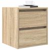 vidaXL Κομοδίνα Επιτοίχια 2 τεμ. Sonoma Δρυς 38x34x40 εκ.