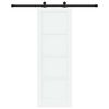 vidaXL &Sigma;&upsilon;&rho;ό&mu;&epsilon;&nu;&eta; &Pi;ό&rho;&tau;&alpha; 73,5 x 211 cm &Epsilon;&pi;&epsilon;&xi;&epsilon;&rho;&gamma;&alpha;&sigma;&mu;έ&nu;&omicron; &Xi;ύ&lambda;&omicron; &Lambda;&epsilon;&upsilon;&kappa;ό &kappa;&alpha;&iota; &Mu;&alpha;ύ&rho;&omicron;