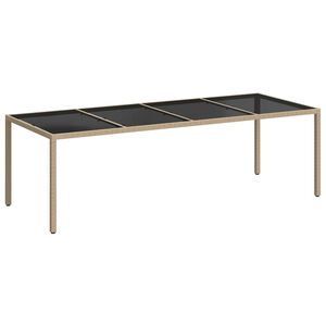 vidaXL &Tau;&rho;&alpha;&pi;έ&zeta;&iota; &Kappa;ή&pi;&omicron;&upsilon; &Mu;&pi;&epsilon;&zeta; 250x100x75 &epsilon;&kappa;. &Psi;&eta;&mu;έ&nu;&omicron; &Gamma;&upsilon;&alpha;&lambda;ί/&Sigma;&upsilon;&nu;&theta;&epsilon;&tau;&iota;&kappa;ό &Rho;&alpha;&tau;ά&nu;