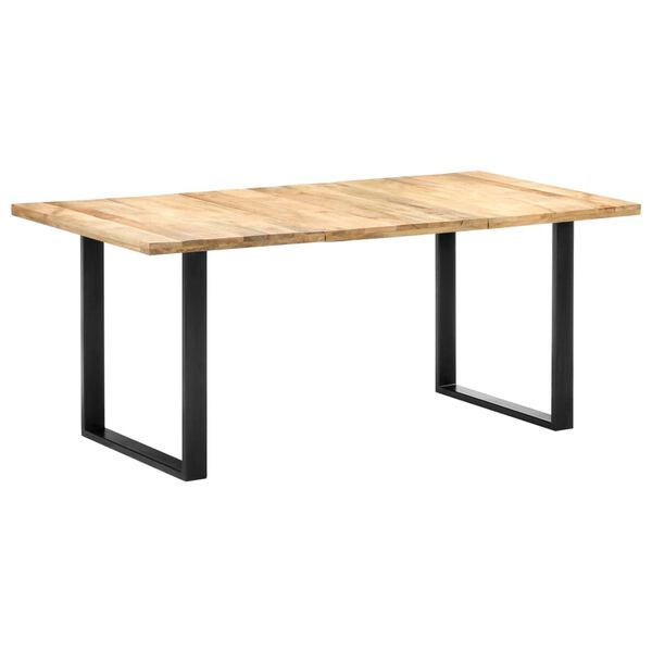 vidaXL Τραπεζαρία 180 x 90 x 76 εκ. από Μασίφ Ξύλο Μάνγκο