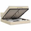 vidaXL &Kappa;&rho;&epsilon;&beta;ά&tau;&iota; Ottoman &mu;&epsilon; &sigma;&tau;&rho;ώ&mu;&alpha; &mu;&epsilon; &kappa;&epsilon;&phi;&alpha;&lambda;ά&rho;&iota; &Kappa;&rho;&epsilon;&mu; 180 x 200 cm Ύ&phi;&alpha;&sigma;&mu;&alpha;