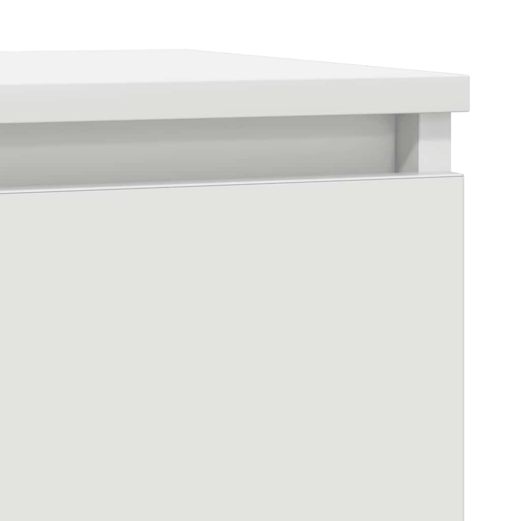 vidaXL Παπουτσοθήκη Λευκή 57x34x76 εκ. από Επεξεργασμένο Ξύλο