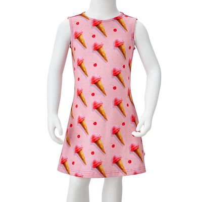 Φόρεμα Παιδικό Έντονο Ροζ 140
