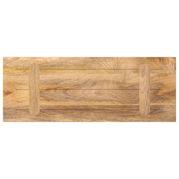 vidaXL Επιφάνεια Τραπεζιού Ορθογώνια 80x40x2,5 εκ. Μασίφ Ξύλο Οξιάς