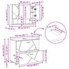 vidaXL Σετ Επίπλων Μπάνιου με συρτάρι 4 pcs Λευκό 30 x 35 x 192 εκ.
