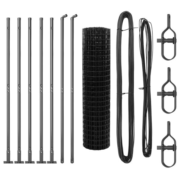 vidaXL &Tau;&epsilon;&nu;&tau;ώ&tau;&omicron; &mu;&epsilon; &sigma;&tau;ή&rho;&iota;&gamma;&mu;&alpha; &Gamma;&kappa;&rho;&iota; 1 x 10 m &Chi;ά&lambda;&upsilon;&beta;&alpha;&sigmaf; &kappa;&alpha;&iota; PVC