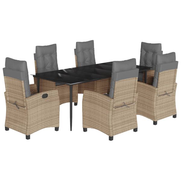 vidaXL &Sigma;&epsilon;&tau; &Tau;&rho;&alpha;&pi;&epsilon;&zeta;&alpha;&rho;ί&alpha;&sigmaf; &Kappa;ή&pi;&omicron;&upsilon; 7 &tau;&epsilon;&mu;. &Mu;&iota;&kappa;&tau;ό &Mu;&pi;&epsilon;&zeta; &Sigma;&upsilon;&nu;&theta;. &Rho;&alpha;&tau;ά&nu; & &Mu;&alpha;&xi;&iota;&lambda;ά&rho;&iota;&alpha;