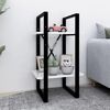 vidaXL Βιβλιοθήκη με 2 Ράφια Λευκή 40 x 30 x 70 εκ. από Επεξ. Ξύλο