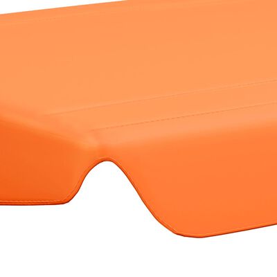 vidaXL Πανί Ανταλλακτικό για Κούνια Κήπου Πορτοκαλί 150/130 x 105/70εκ