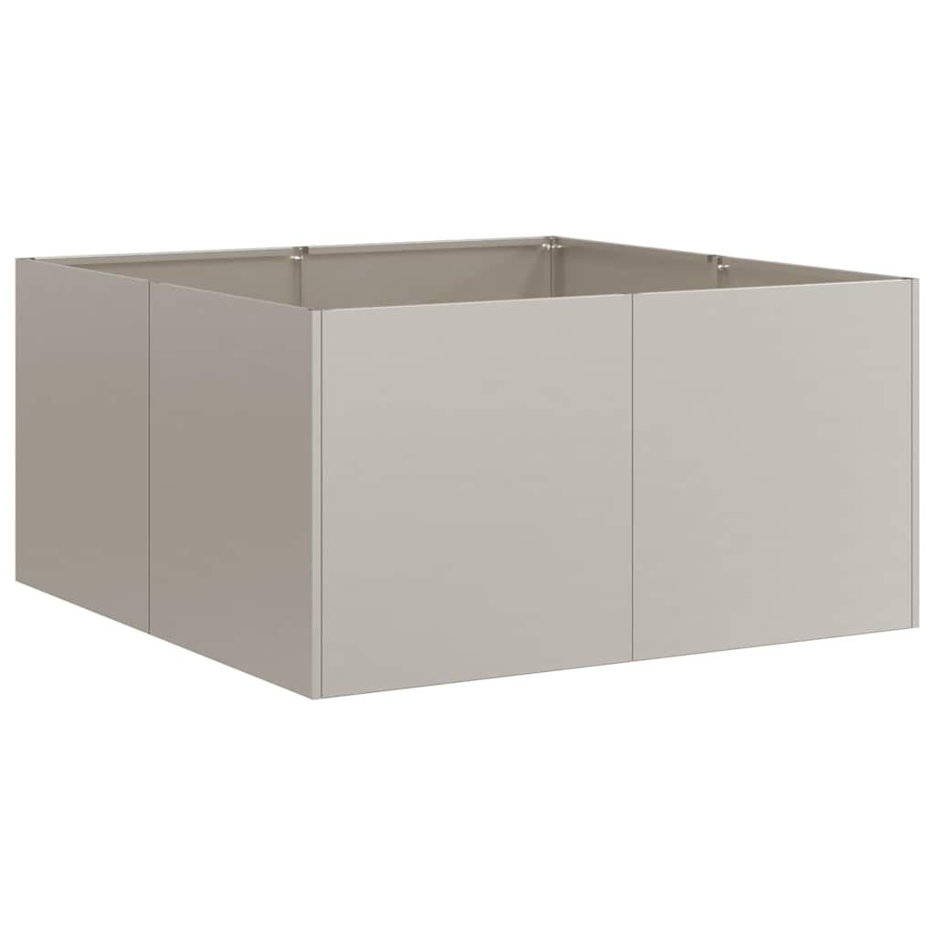 vidaXL Ζαρντινιέρα Σκουριασμένο 80x80x40εκ. Ατσάλι Σκληρυθέν στον Αέρα