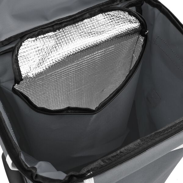 vidaXL Καρότσι Αγορών Γκρι 36.5 x 46.5 x 100.5 εκ Ύφασμα Oxford