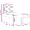 vidaXL &Kappa;&rho;&epsilon;&beta;ά&tau;&iota; Boxspring &mu;&epsilon; &Sigma;&tau;&rho;ώ&mu;&alpha; &Mu;&alpha;ύ&rho;&omicron; 120 x 200 &epsilon;&kappa;. &Beta;&epsilon;&lambda;&omicron;ύ&delta;&iota;&nu;&omicron;