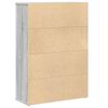 vidaXL Βιβλιοθήκη Γκρι Sonoma 60x24x85 εκ. από Επεξεργασμένο Ξύλο