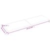 vidaXL Ράφι Τοίχου Σκούρο Καφέ 220x60x(2-4) εκ. Επεξ. Μασίφ Ξύλο Δρυός