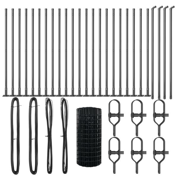 vidaXL &Tau;&epsilon;&nu;&tau;ώ&tau;&omicron; &mu;&epsilon; &sigma;&tau;ή&rho;&iota;&gamma;&mu;&alpha; &Gamma;&kappa;&rho;&iota; 0,4 x 50 &mu;. &Chi;ά&lambda;&upsilon;&beta;&alpha;&sigmaf; &kappa;&alpha;&iota; PVC