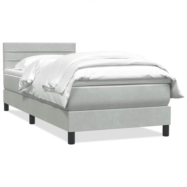 vidaXL &Kappa;&rho;&epsilon;&beta;ά&tau;&iota; Boxspring &mu;&epsilon; &Sigma;&tau;&rho;ώ&mu;&alpha; &Alpha;&nu;&omicron;&iota;&chi;&tau;ό &Gamma;&kappa;&rho;&iota; 100x210 &epsilon;&kappa;. &Beta;&epsilon;&lambda;&omicron;ύ&delta;&iota;&nu;&omicron;
