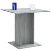 vidaXL Τραπεζαρία Γκρι Sonoma 80x80x75 εκ. από Επεξεργασμένο Ξύλο