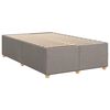 vidaXL &Kappa;&rho;&epsilon;&beta;ά&tau;&iota; Boxspring &mu;&epsilon; &Sigma;&tau;&rho;ώ&mu;&alpha; Taupe 120x190 &epsilon;&kappa;. &Upsilon;&phi;&alpha;&sigma;&mu;ά&tau;&iota;&nu;&omicron;