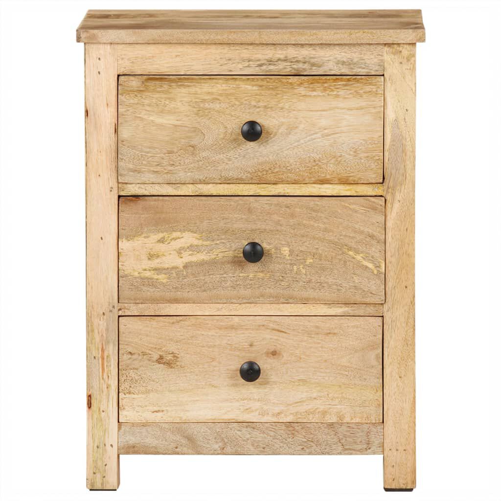 vidaXL Κομοδίνο 45 x 35 x 60 εκ. από Μασίφ Ξύλο Μάνγκο