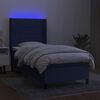 vidaXL &Kappa;&rho;&epsilon;&beta;ά&tau;&iota; Boxspring &mu;&epsilon; &Sigma;&tau;&rho;ώ&mu;&alpha; & LED &Mu;&pi;&lambda;&epsilon; 90x190 &epsilon;&kappa;. &Upsilon;&phi;&alpha;&sigma;&mu;ά&tau;&iota;&nu;&omicron;