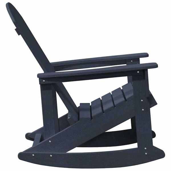 vidaXL Καρέκλες Ροκάντας Adirondack 2 pcs Ναυτικό μπλε HDPE