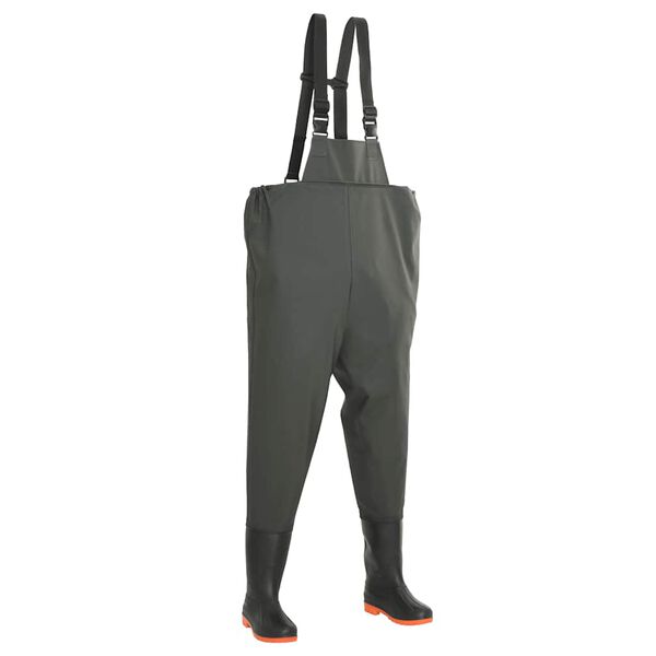 vidaXL Γαλότσες Στήθους Πράσινες Μέγεθος 41