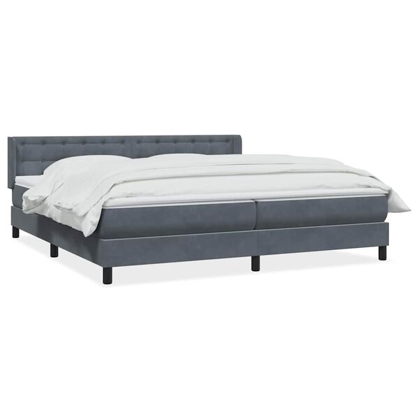 vidaXL &Kappa;&rho;&epsilon;&beta;ά&tau;&iota; Boxspring &mu;&epsilon; &Sigma;&tau;&rho;ώ&mu;&alpha; &Sigma;&kappa;&omicron;ύ&rho;&omicron; &Gamma;&kappa;&rho;&iota; 180x210 &epsilon;&kappa;. &Beta;&epsilon;&lambda;&omicron;ύ&delta;&iota;&nu;&omicron;