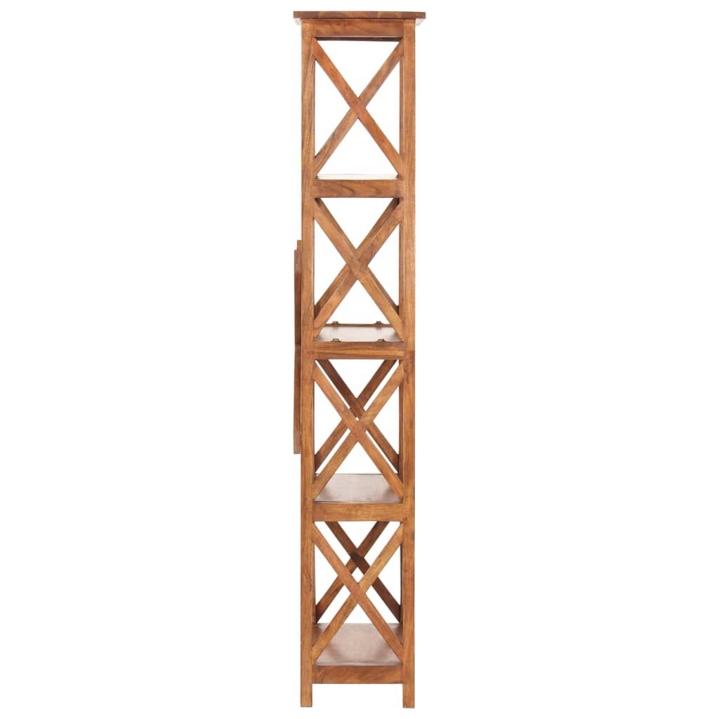 vidaXL Βιβλιοθήκη 60x30x160 εκ. Μασίφ Ξύλο Ακακίας με Μελί Φινίρισμα