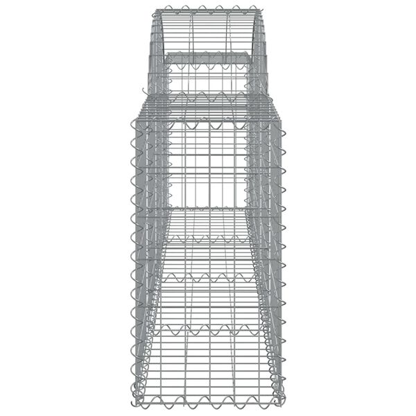 vidaXL Συρματοκιβώτια Τοξωτά 50 τεμ. 200x30x60/80 εκ. Γαλβαν. Ατσάλι