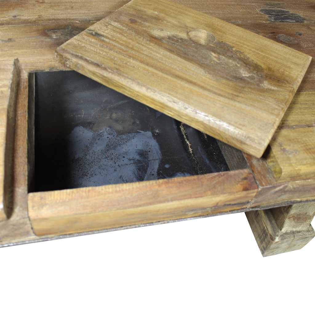 vidaXL Τραπεζάκι Σαλονιού 90x50x35 εκ. από Μείγμα Ανακυκλωμένων Ξύλων