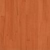 vidaXL Κρεβάτι Βιβλιοθήκη Χωρίς Στρώμα Καφέ 180x200 εκ Μασίφ Πεύκο